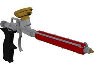 Foam Gun 3D Model