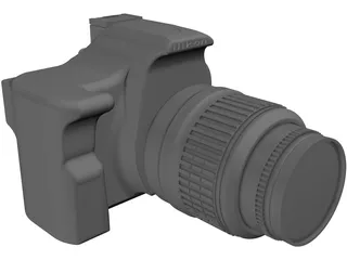 Nikon D5200 3D Model