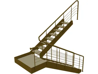 Stairs 3D Model