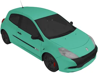 Renault Clio RS 200 Cup (2010) 3D Model