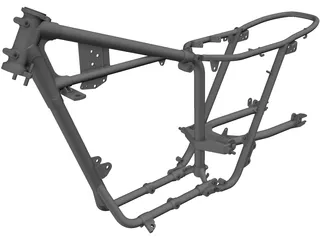 Motorbike Frame 3D Model