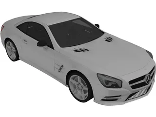 Mercedes-Benz SL500 3D Model