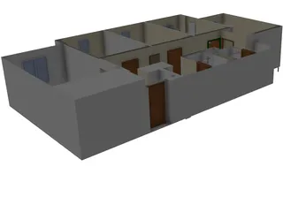 O`Connor Hall Dorm at Embry-Riddle Aeronautical University 3D Model