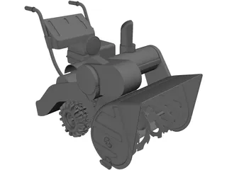 Snow Blower 3D Model