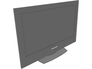 Panasonic Flat TV 3D Model