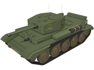 Cromwell VII A24 3D Model