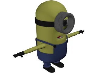 Minion One Eye 3D Model