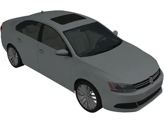 Volkswagen Jetta (2011) 3D Model