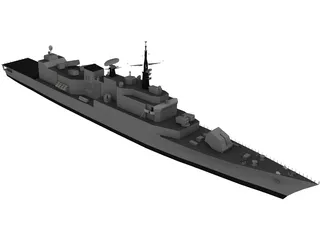 Maestrale Frigate 3D Model