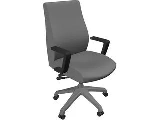 Conference Room Chair 3D Model