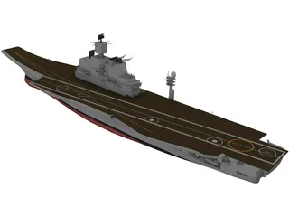 Vikramadity Aircraft Carrier 3D Model