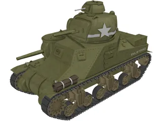 M3 Lee 3D Model