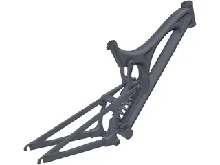 Santa Cruz V10 Frame 3D Model