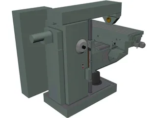 Milling Machine 3D Model