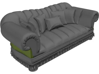 Sofa Jumbo Style 3D Model