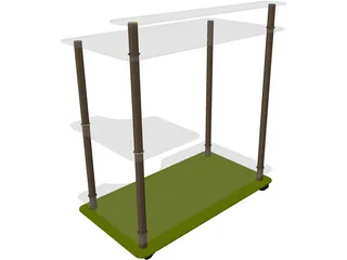 Book Stand 3D Model