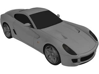 Ferrari 599 GTB Fiorano (2006) 3D Model