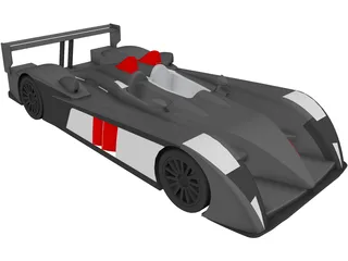 Audi R10 TDi Le Mans 3D Model