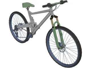 Mountain Bike 3D Model