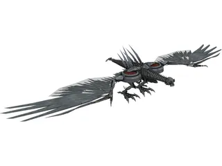 Laserbeak Mechanical Bird 3D Model