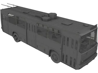 Ikarus 260 T.1 Trolleybus 3D Model