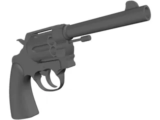 Smith&Wesson Police Model 1917 3D Model