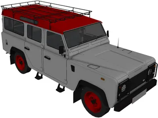 Land Rover Defender 110 3D Model