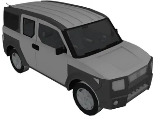 Honda Element 3D Model