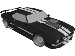 Chevrolet Yenko Camaro Supercharged 3D Model