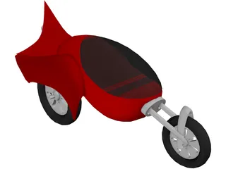 Future Car 3D Model
