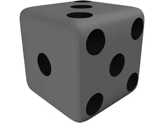 Casino Dice 3D Model