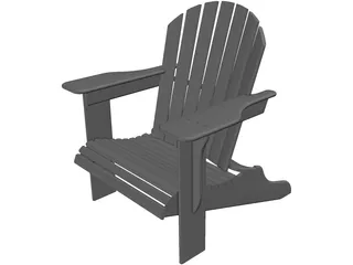 Adirondack Chair 3D Model