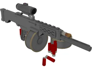 USAS12 3D Model