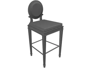 Barstool 3D Model