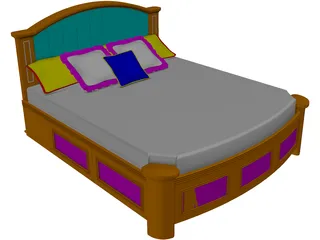 Bed Master Berth 3D Model