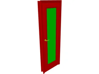 Passage Door 3D Model