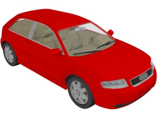 Audi A3 3-door 3D Model