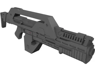 Machine Gun 3D Model