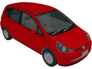 Honda Fit [Jazz] (2002) 3D Model