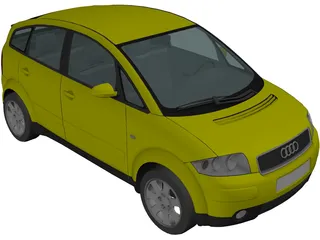 Audi A2 (2002) 3D Model