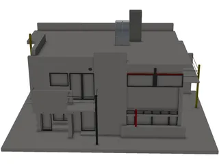 Schroder House 3D Model