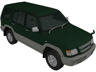 Isuzu Bighorn (2001) 3D Model