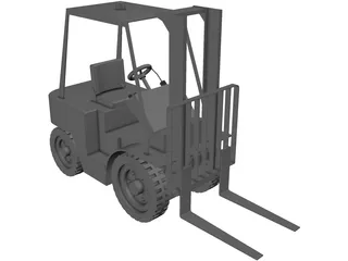 Forklift 3D Model