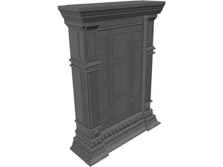 Narnia Wardrobe 3D Model