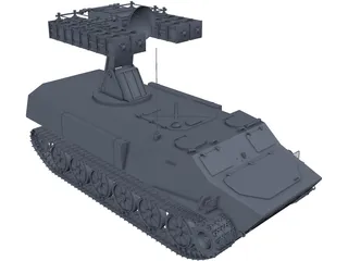 SA-13 MT-LB 3D Model