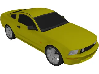 Ford Mustang (2005) 3D Model