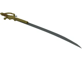 Flinlock Cutlass 3D Model