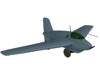 Messerschmitt Me 163 Komet 3D Model