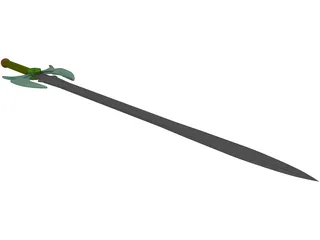 Fantasy Sword 3D Model