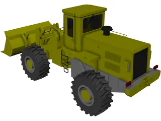 Front End Loader 3D Model